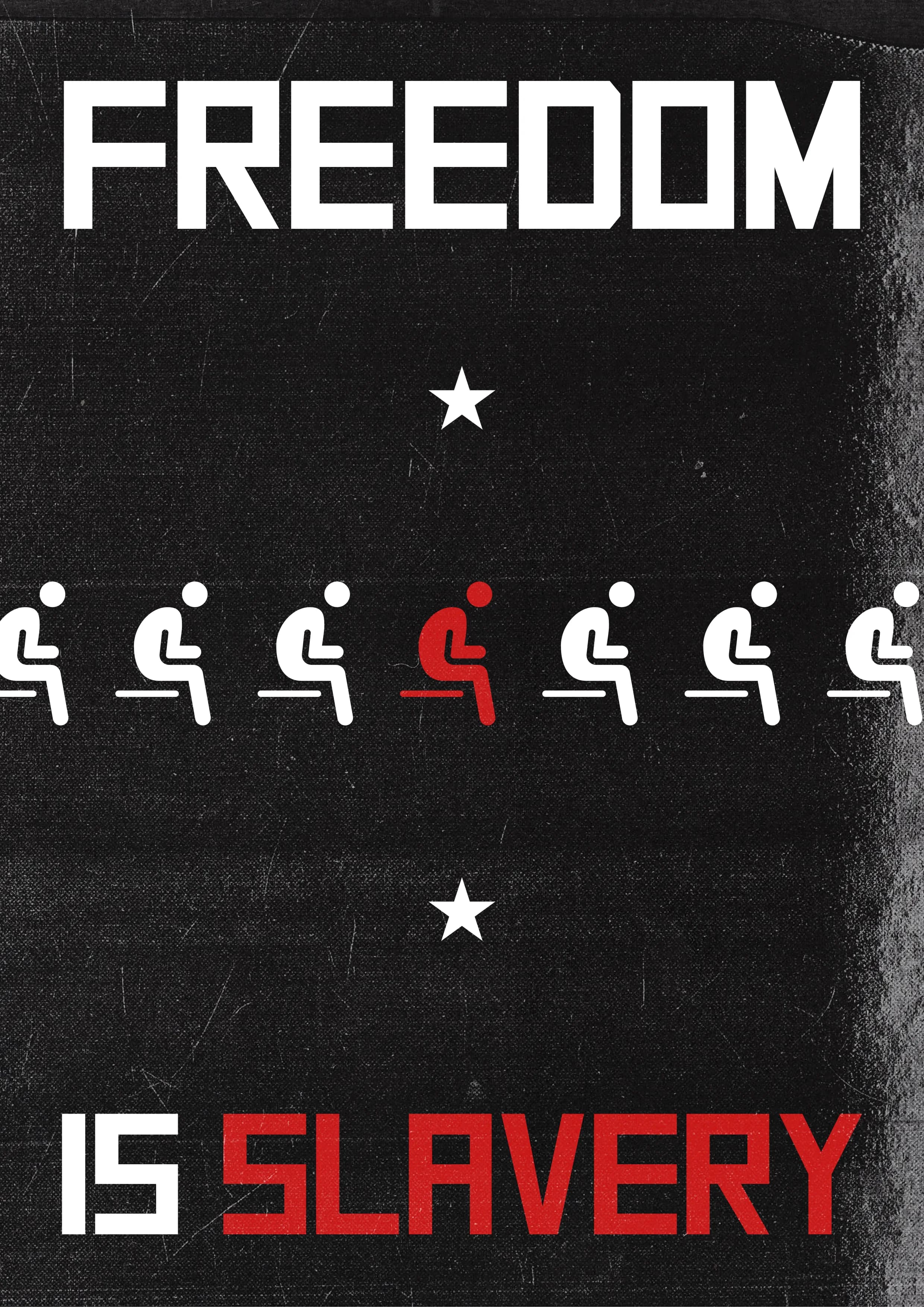 Poster concept for the Swiss theatre production of Orwell's 1984.