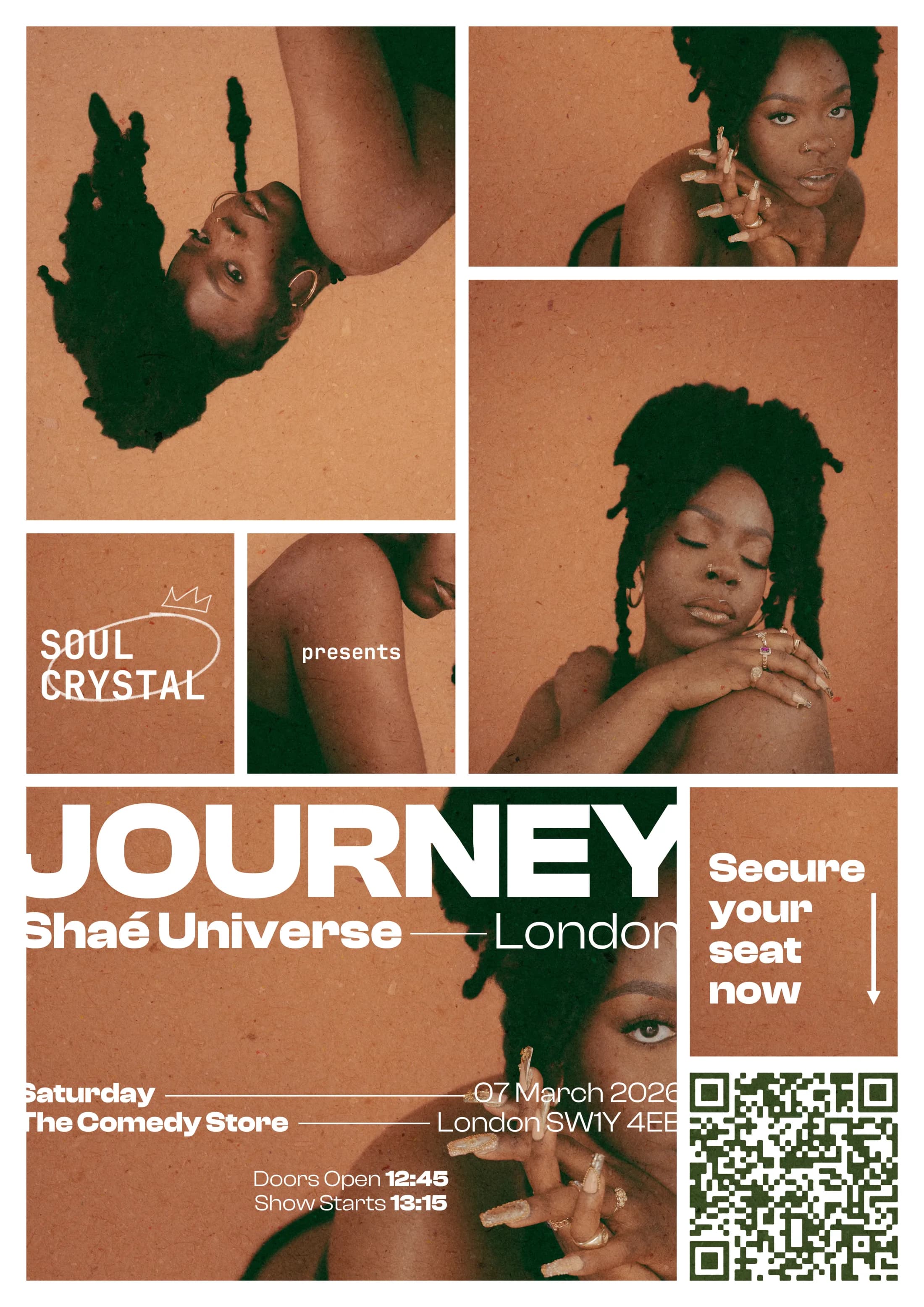 Event poster for Shae's London performance